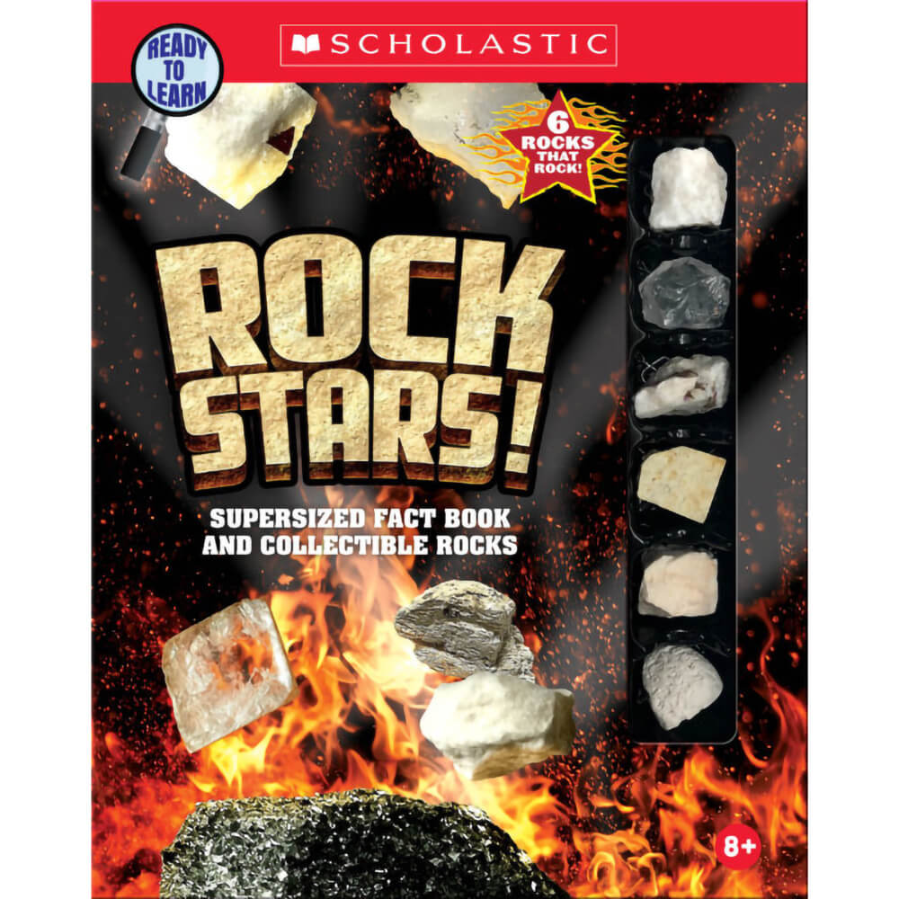 Rock Stars! Supersized Fact Book with Collectible Rocks