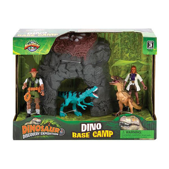 Dino Valley Tower Assault 19-Piece Play Set