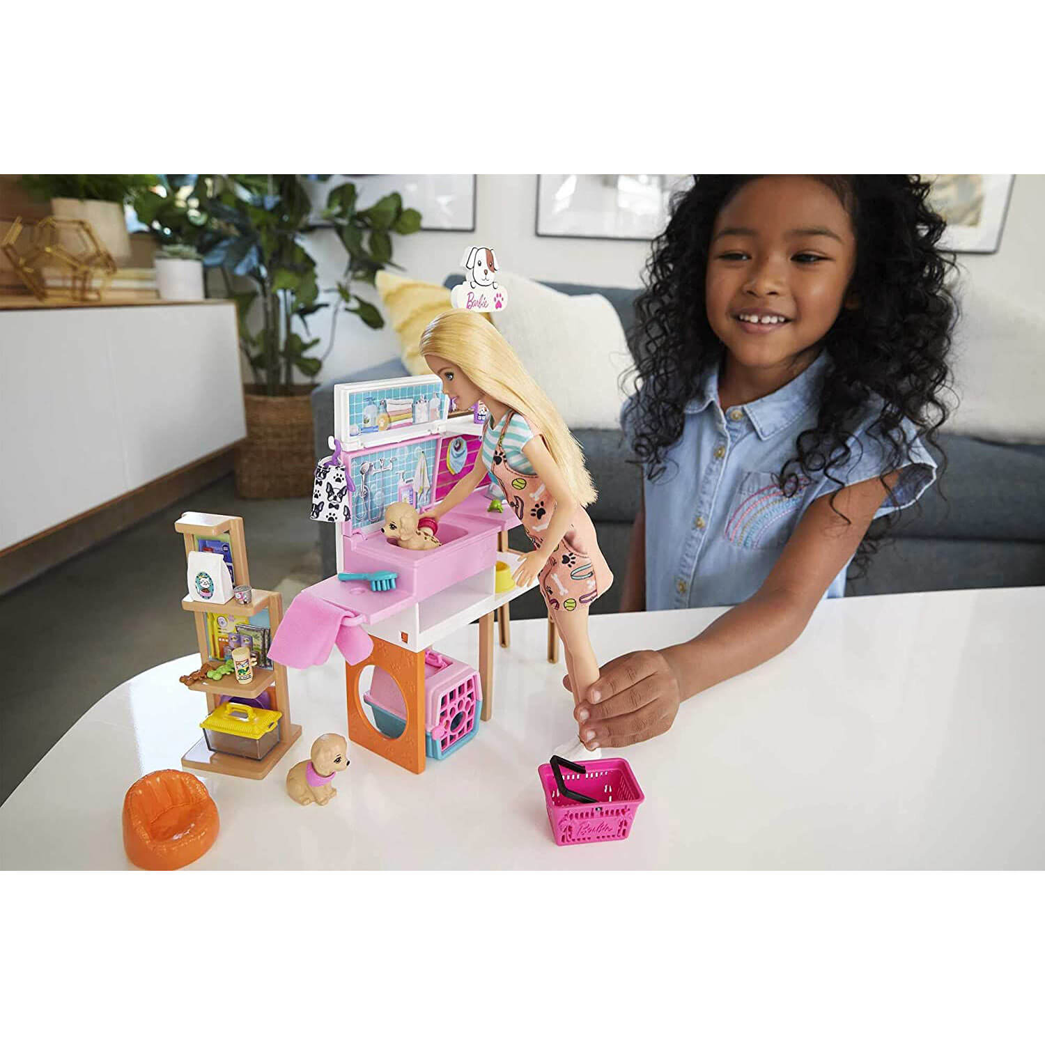 Barbie Doll and Pet Boutique Playset