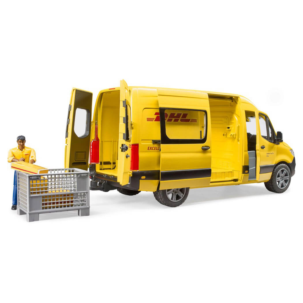 Bruder Pro Series MB Sprinter DHL Truck with Driver 1:16 Scale Set