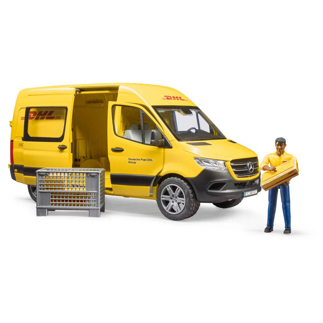 Bruder Pro Series MB Sprinter DHL Truck with Driver 1:16 Scale Set