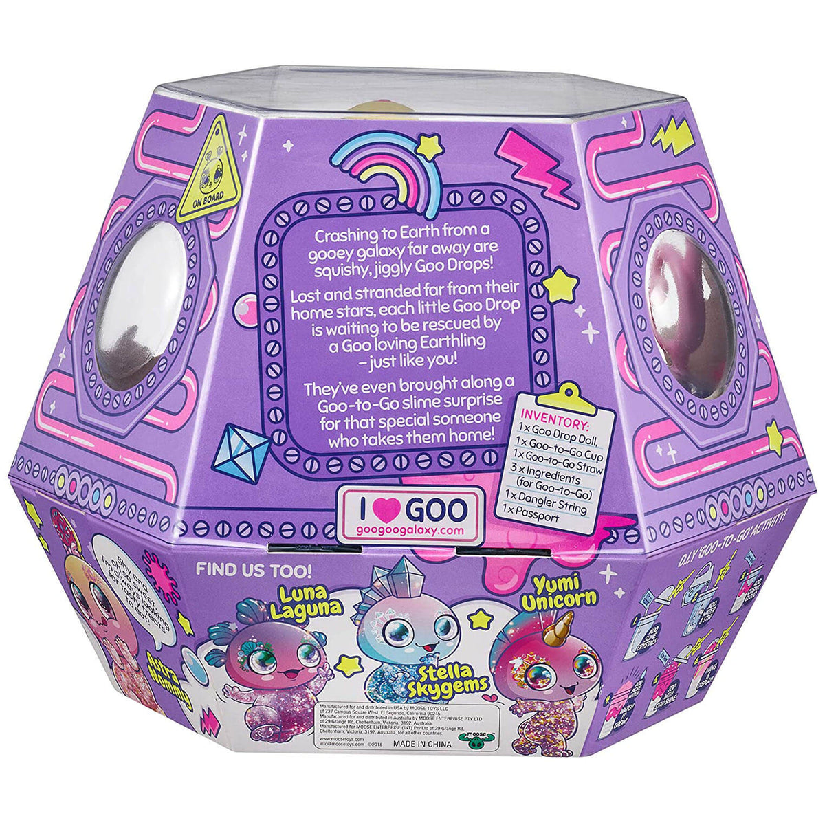 Goo Goo Galaxy DIY Galactic Slime Activity Set Astra Nommy