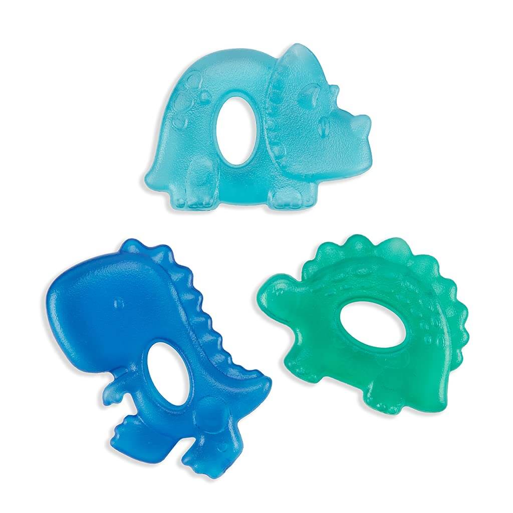 Itzy Ritzy Cutie Coolers Dino Water Filled Teethers (3-Pack)