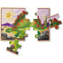 Melissa & Doug Dinosaurs 4-in-1 Jigsaw Puzzles with Storage box