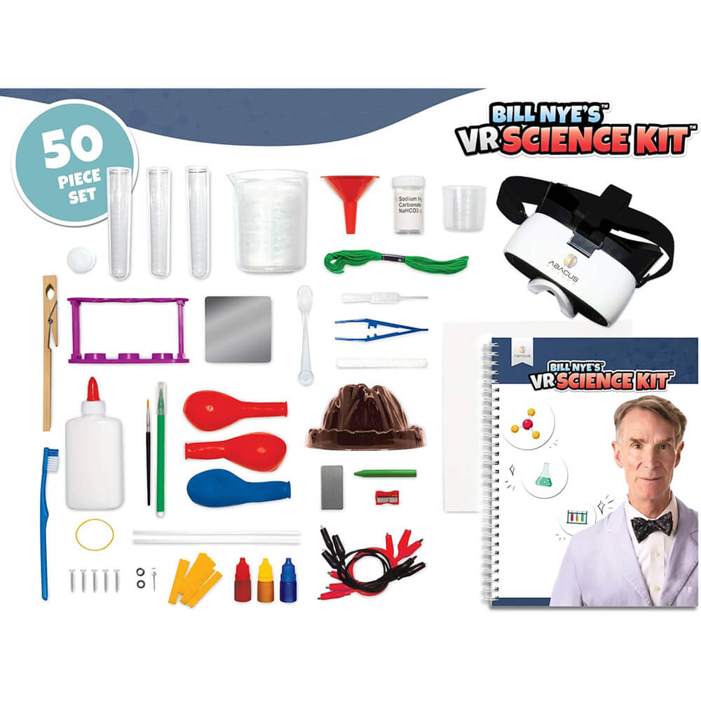 Abacus Brands Bill Nye's 50 Piece VR Science Kit