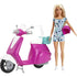 Barbie Doll and Accessories Scooter Playset