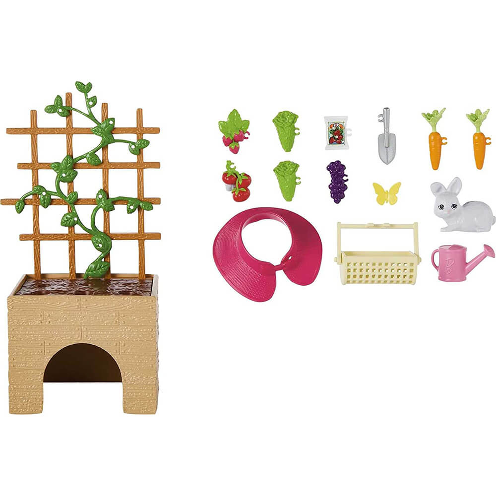 Barbie Doll Garden Playset with Accessories