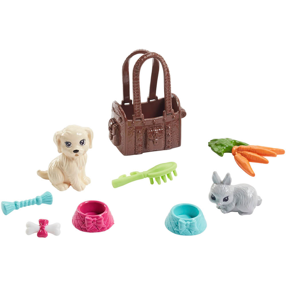 Barbie Dolls and Pets Playset