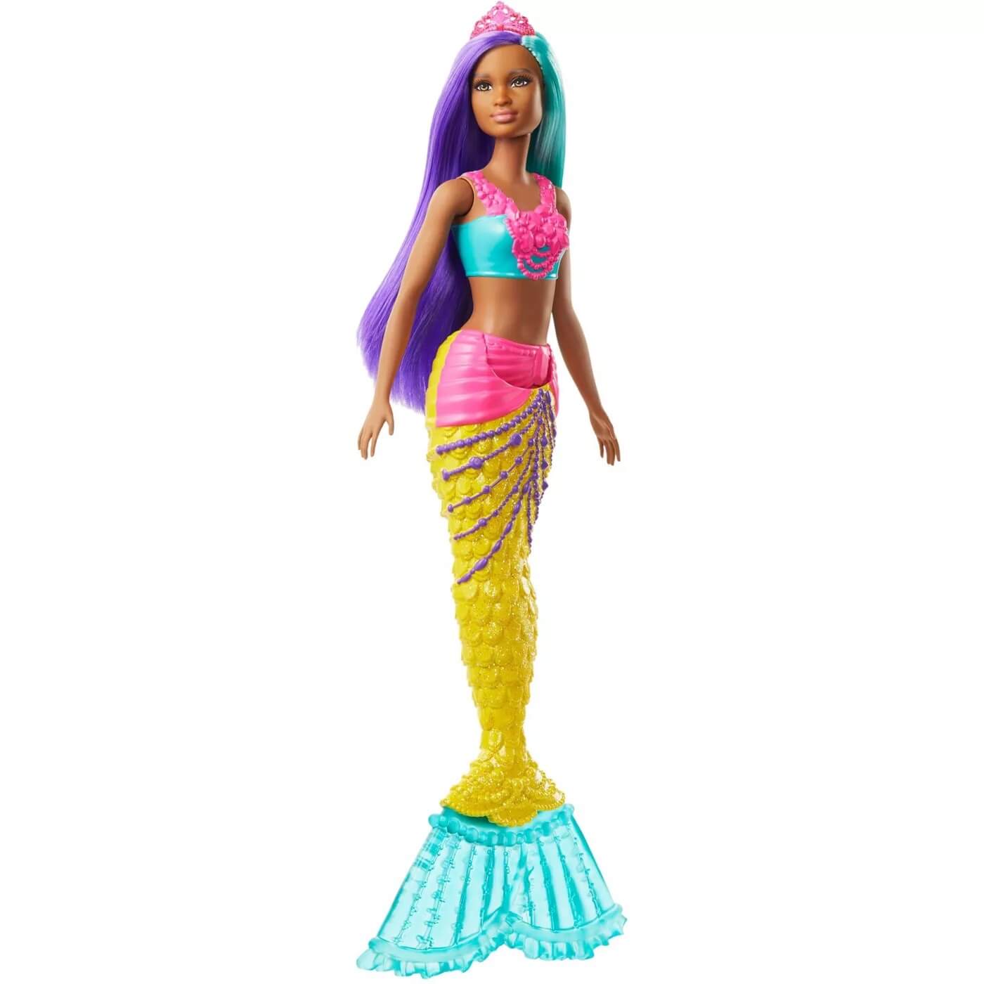 Barbie Dreamtopia Mermaid, Teal and Purple Hair Doll, 12 inches