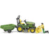 Bruder Pro Series 1:16 Scale John Deere X949 Riding Lawn Mower Tractor with Trailer and Gardener