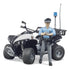 Bruder Pro Series 1:16 Scale Police Quad with Policeman and Accessories