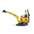 Bruder Pro Series JCB Micro Excavator 8010 CTS 1:16 Scale Vehicle with Construction Worker