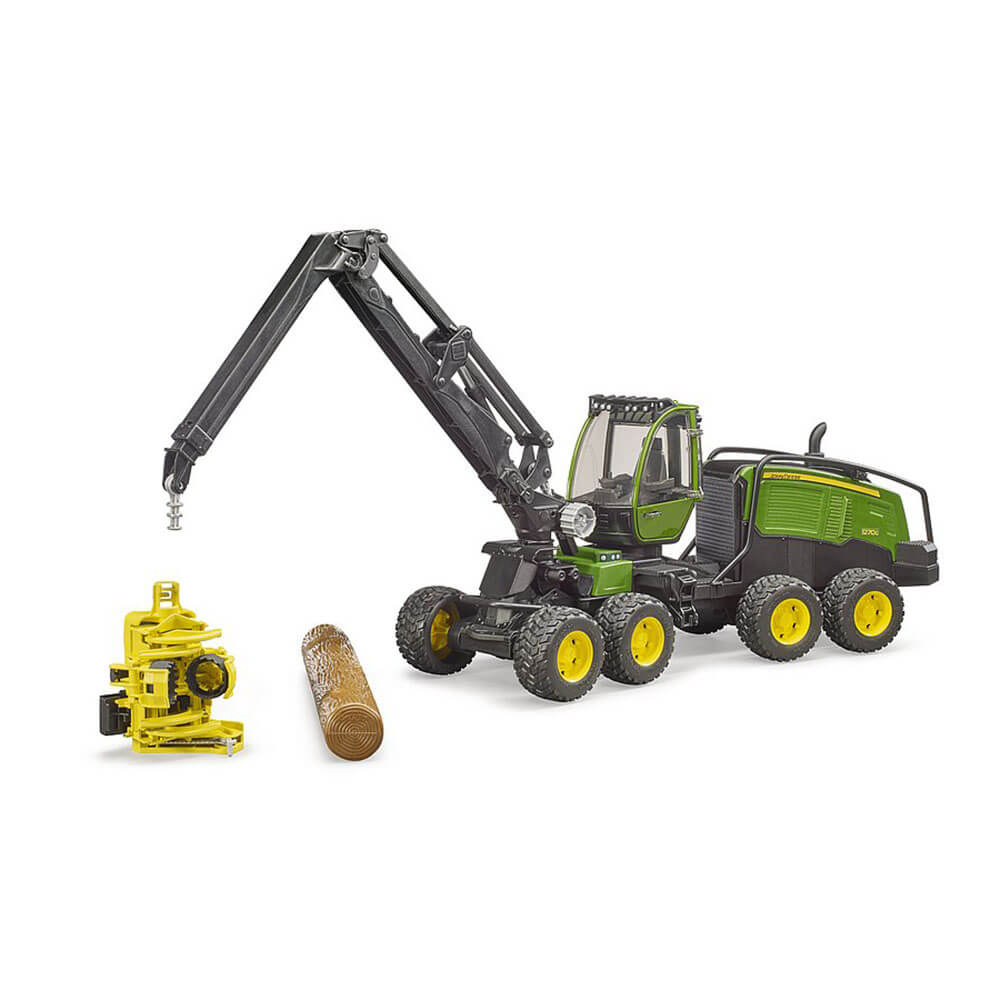 Bruder Pro Series John Deere Harvester 1270G with Tree Trunk