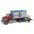 Bruder Pro Series MACK Granite Cattle Transportation Truck w Cow