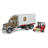 Bruder Pro Series MACK Granite UPS Logistics Truck with Forklift