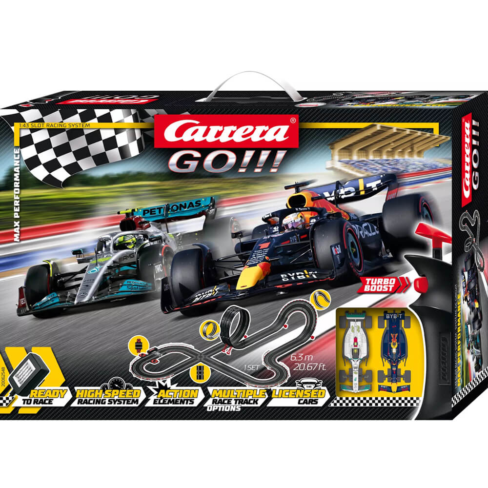Carerra Go!!! Max Performance 1:43 Car Racing Scale Slot System