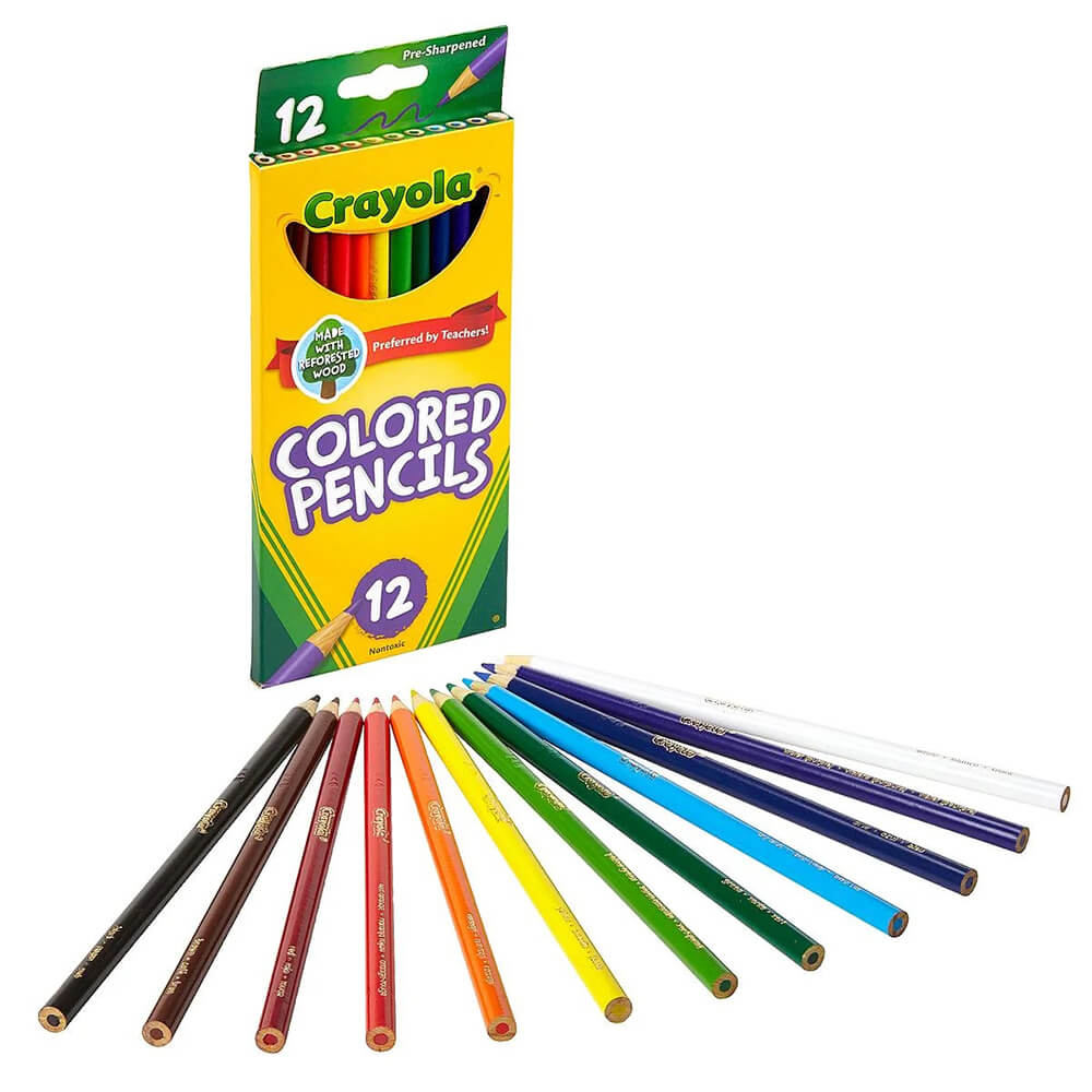 Crayola 12ct Kids Pre-sharpened Colored Pencils : Target