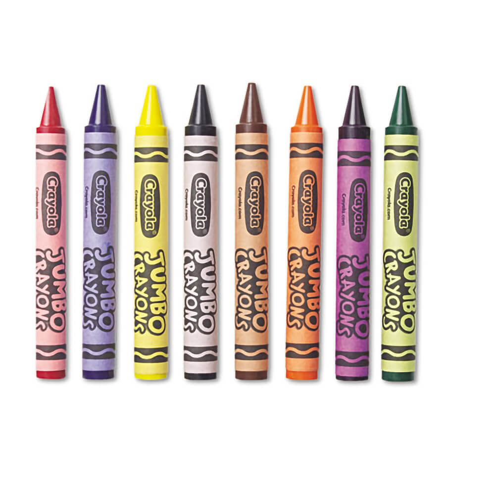 Crayola® Crayon Set of 3 Jumbo-Size, 8-Color Classpacks®