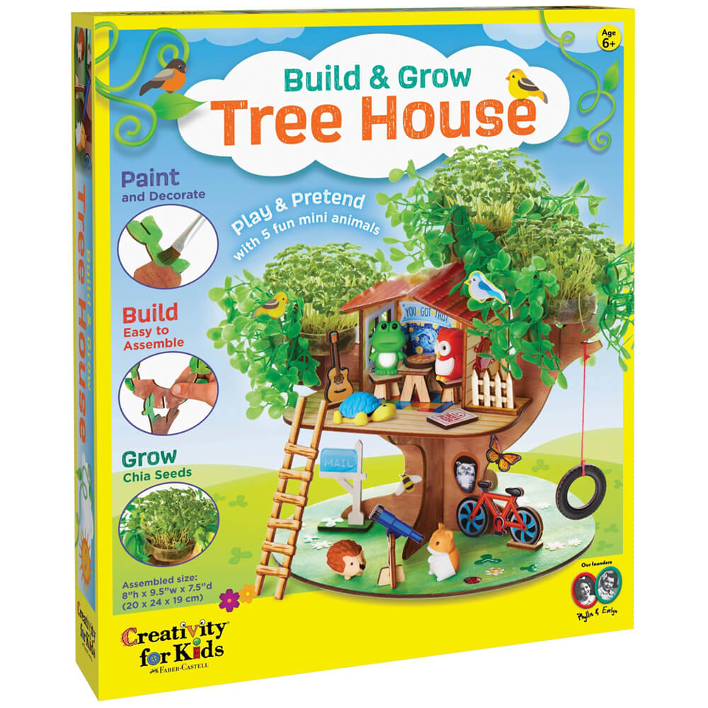 Creativity for Kids Build & Grow Tree House Playset