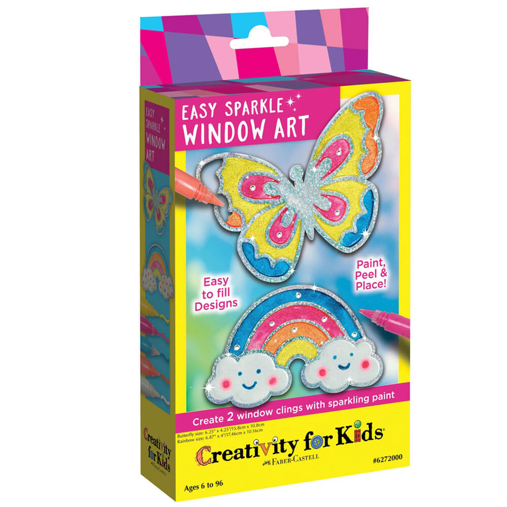 Creativity for Kids Easy Sparkle Window Art Mini Craft Kit