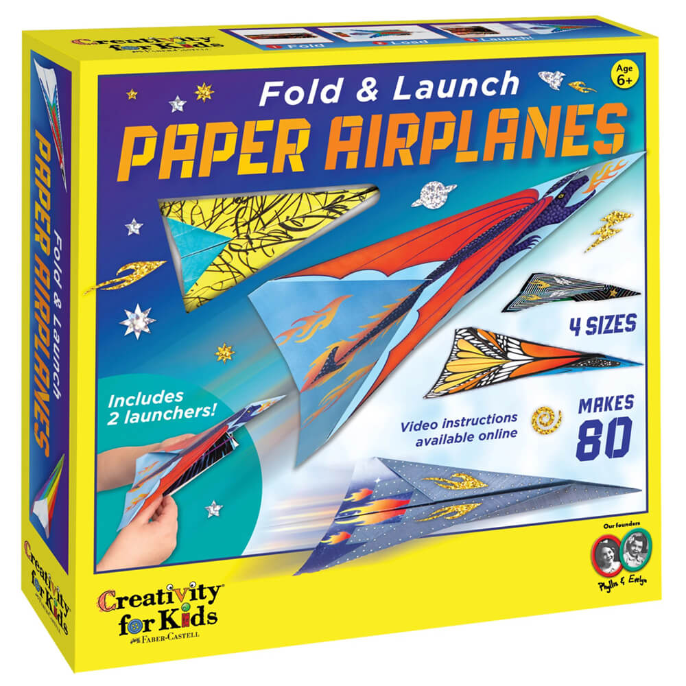 Creativity for Kids Fold & Launch Paper Airplanes Kit