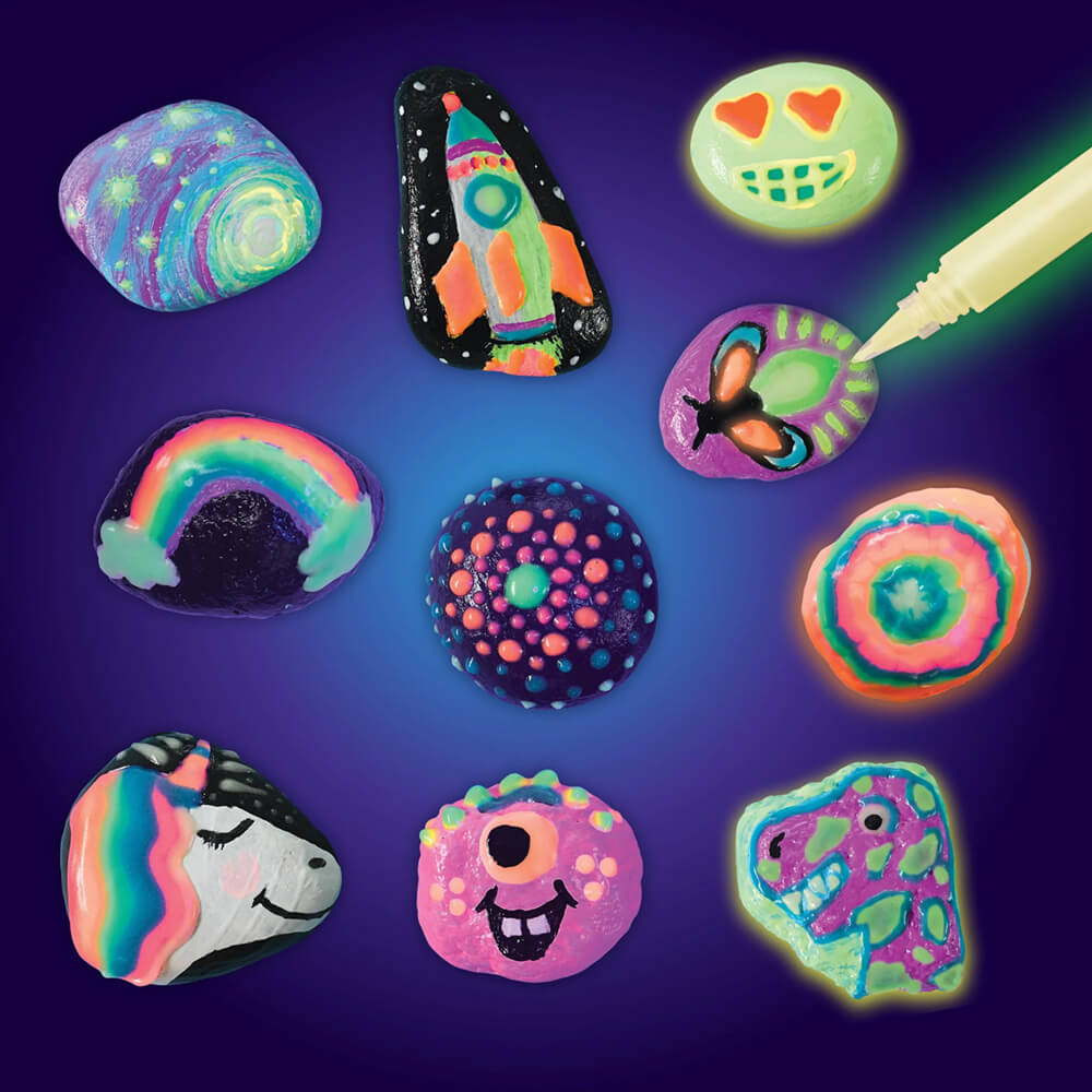 Creativity for Kids Glow in the Dark Rock Painting Kit