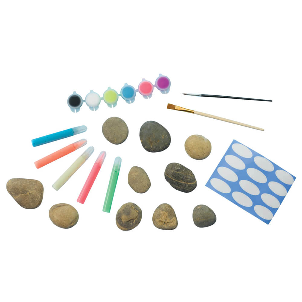 Holiday Hide And Seek Rock Painting Kit - Faber-Castell