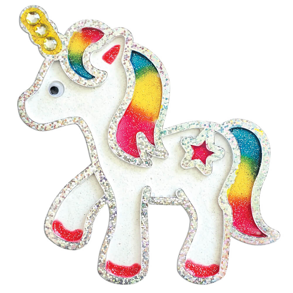 Creativity for Kids Rainbow Sprinkles Easy Sparkle Window Art Craft Kit