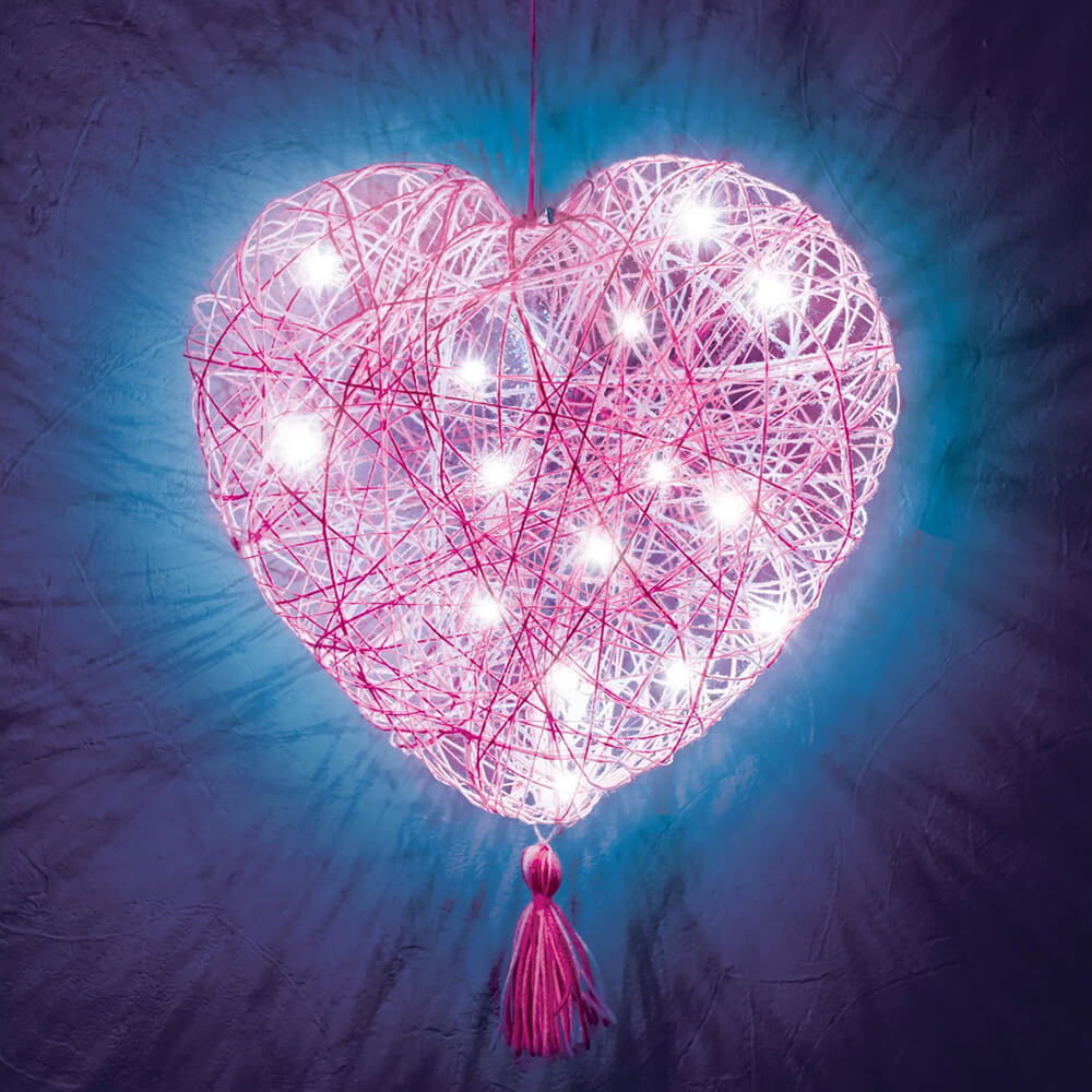 Creativity For Kids String Art Heart Light Craft Kit : Target