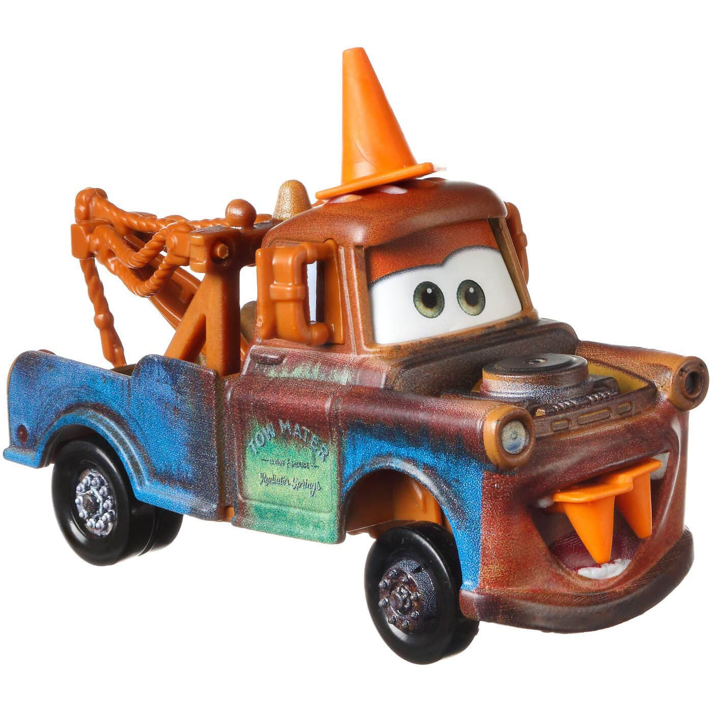 Disney Pixar Cars Diecast Oversized Mater with Cone Teeth