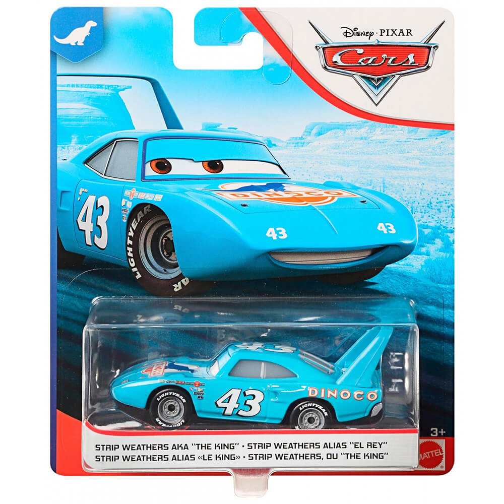 Disney Pixar Cars No.43 Dinoco The King 1:55 Diecast Model Toy Car Gift for  Boy