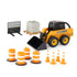 ERTL Big Farm 1:16 John Deere Big Farm Skid Steer Set with Barrels And Cones