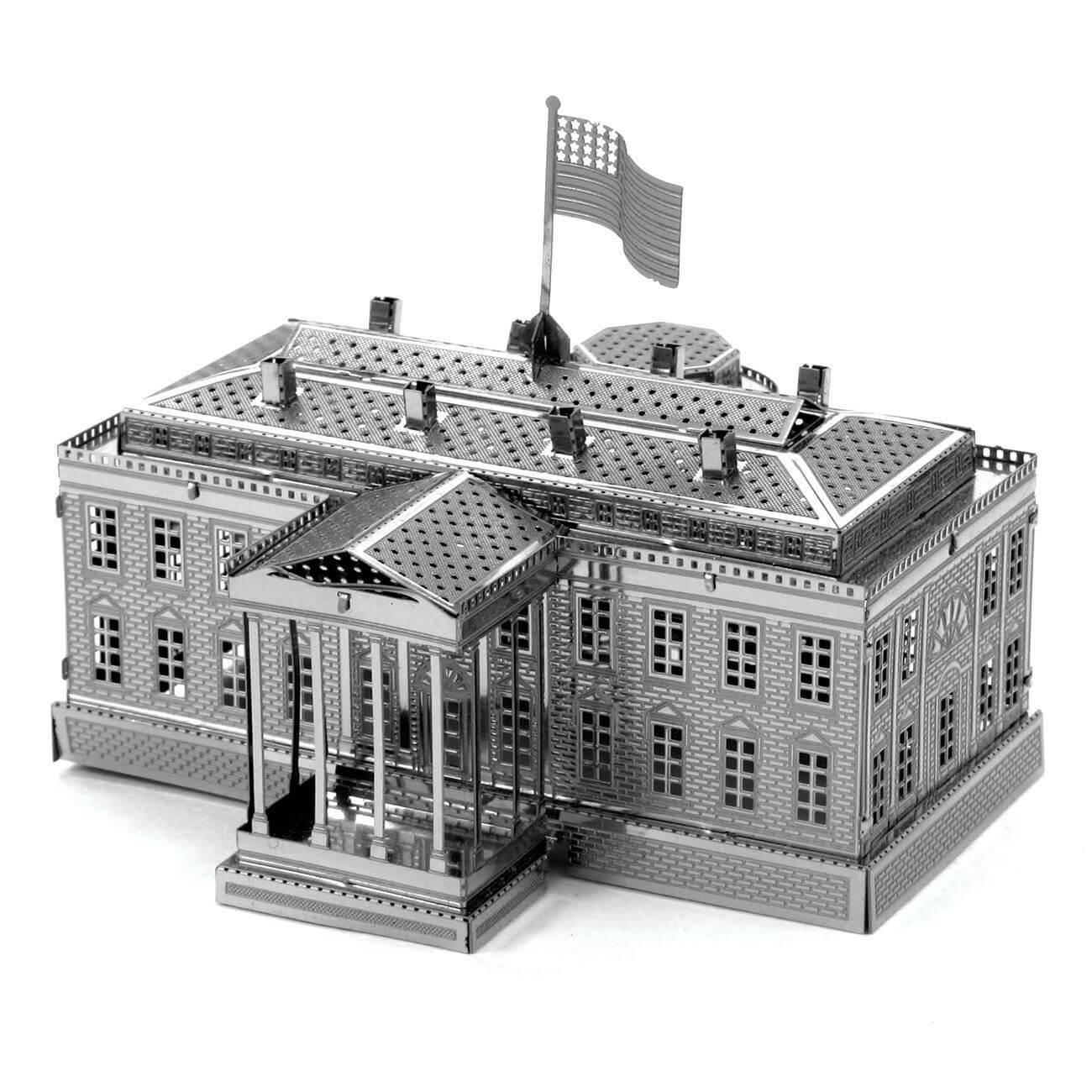 Metal Earth White House Metal Model Kit - 2 Sheets