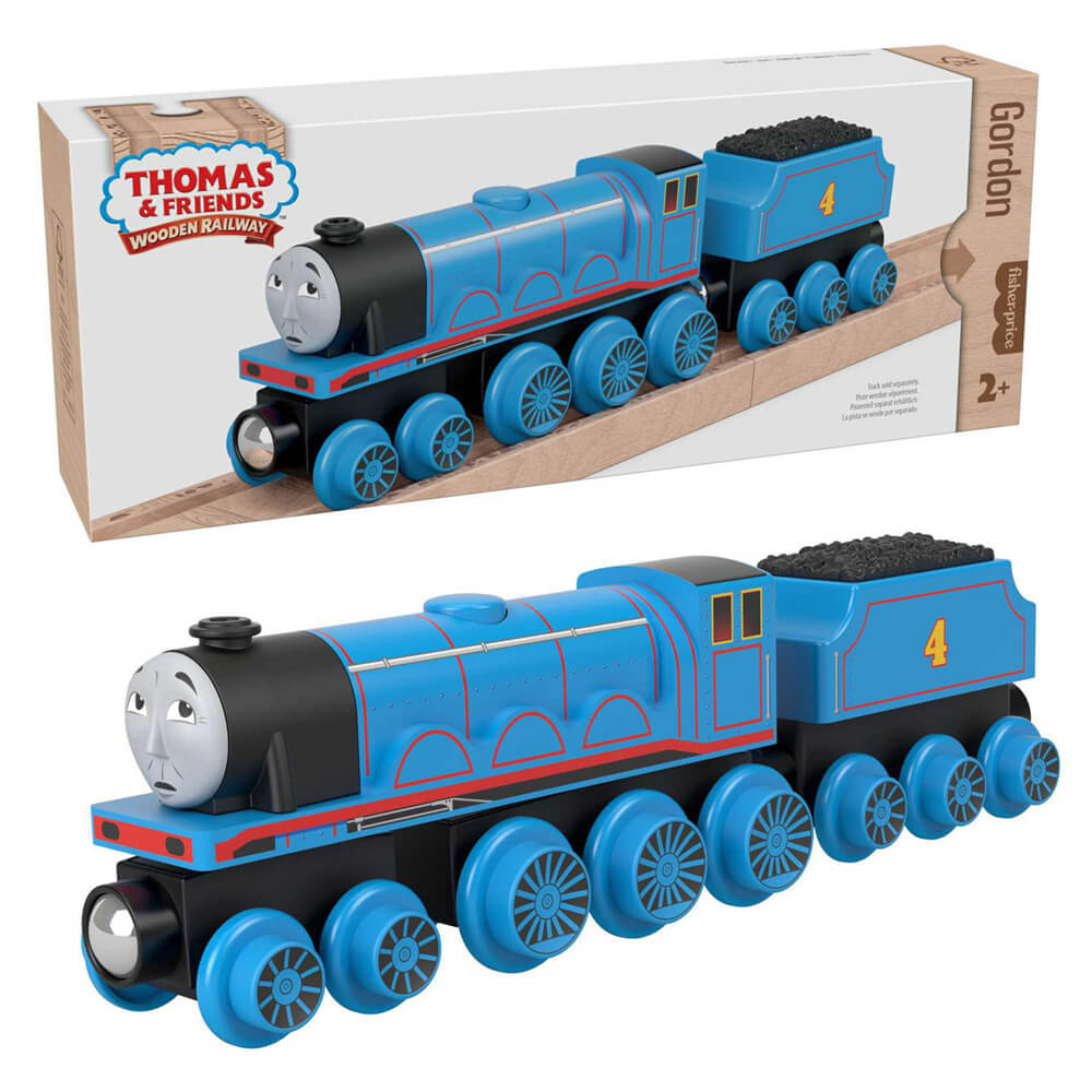 Fisher-Price Thomas & Friends Wooden Railway Gordon Engine and Coal-Car