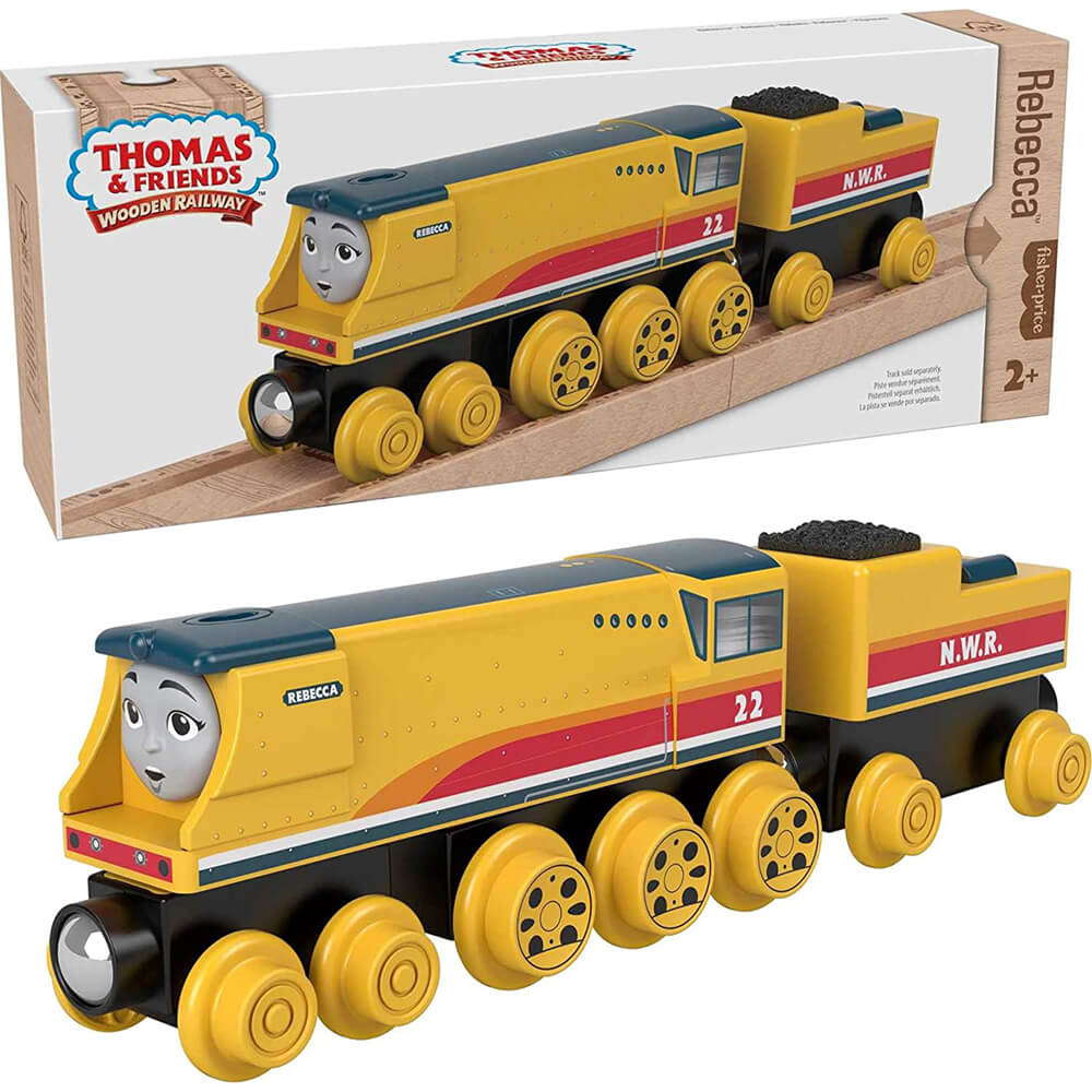 Fisher-Price Thomas & Friends Wooden Railway Rebecca Engine and Coal-Car