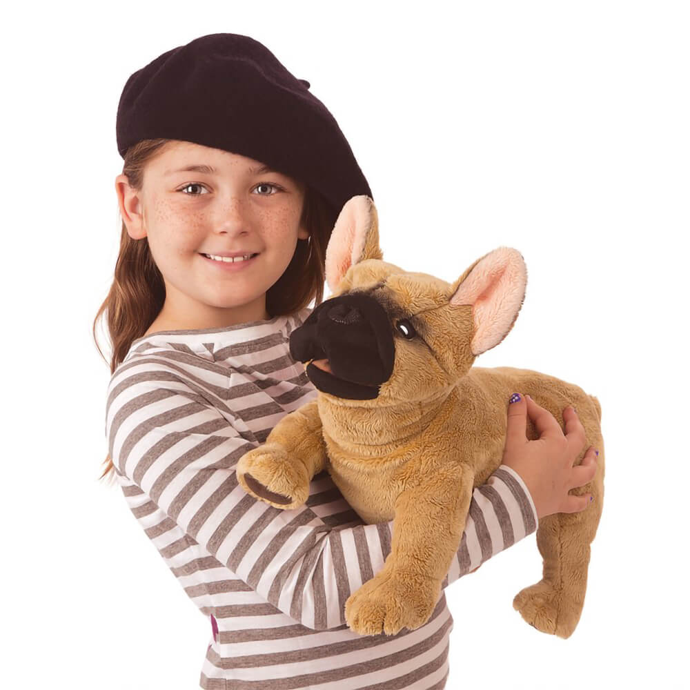 Folkmanis French Bulldog Hand Puppet