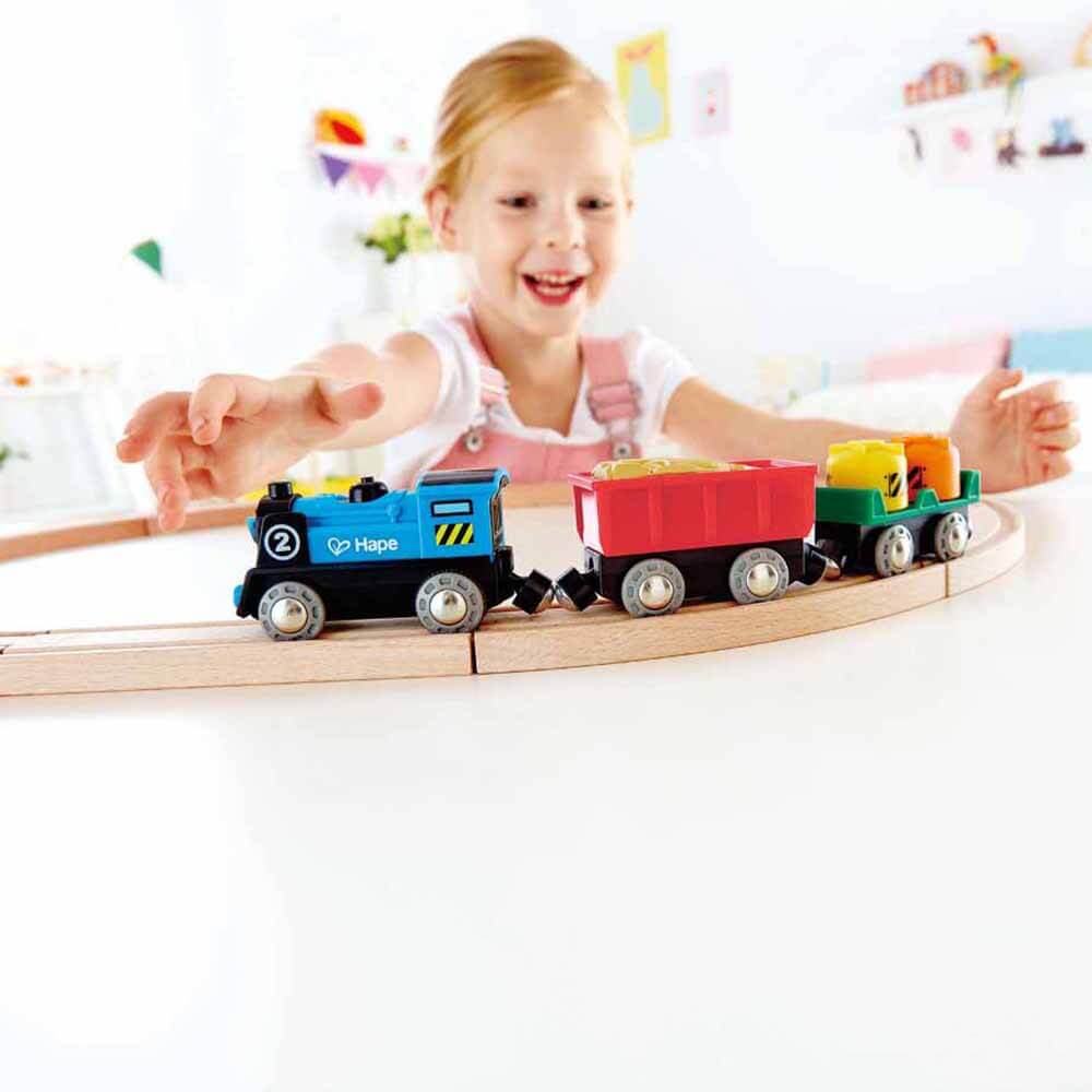 Hape Battery Powered Rolling-Stock Set