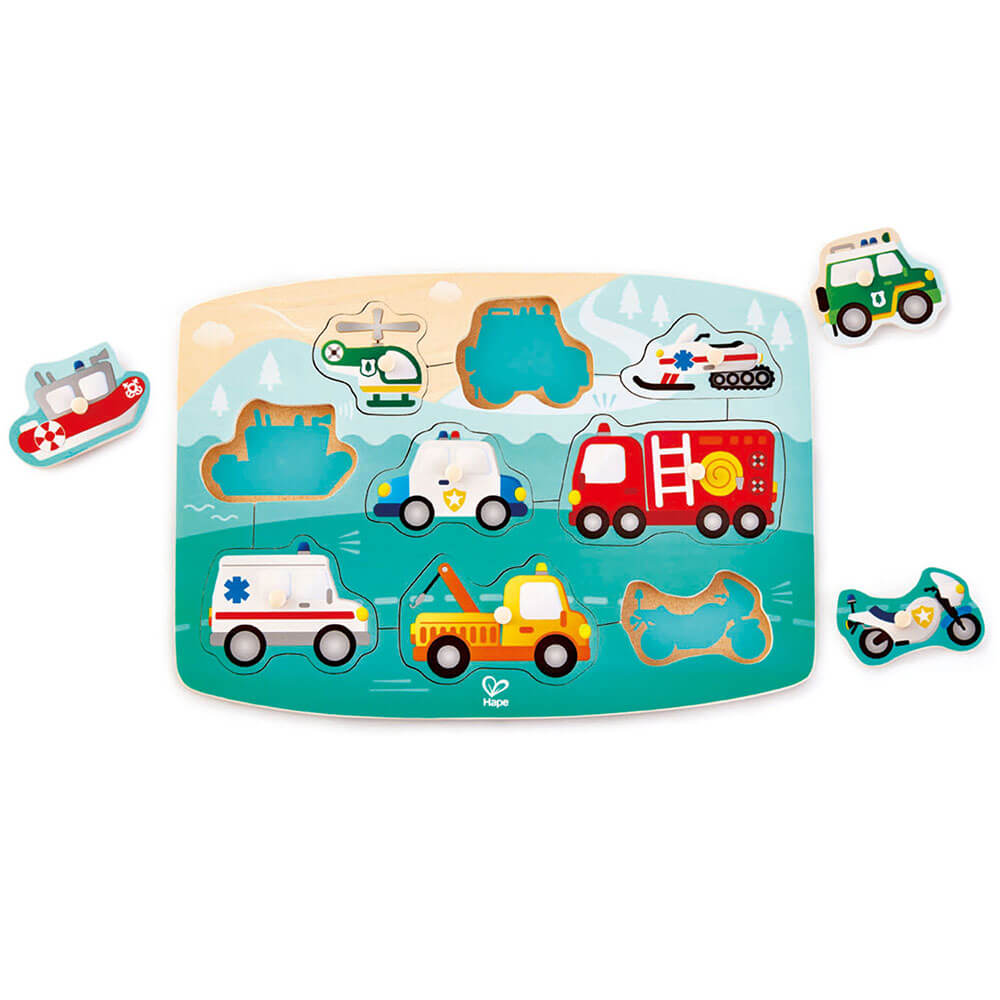 Hape Emergency Peg Puzzle