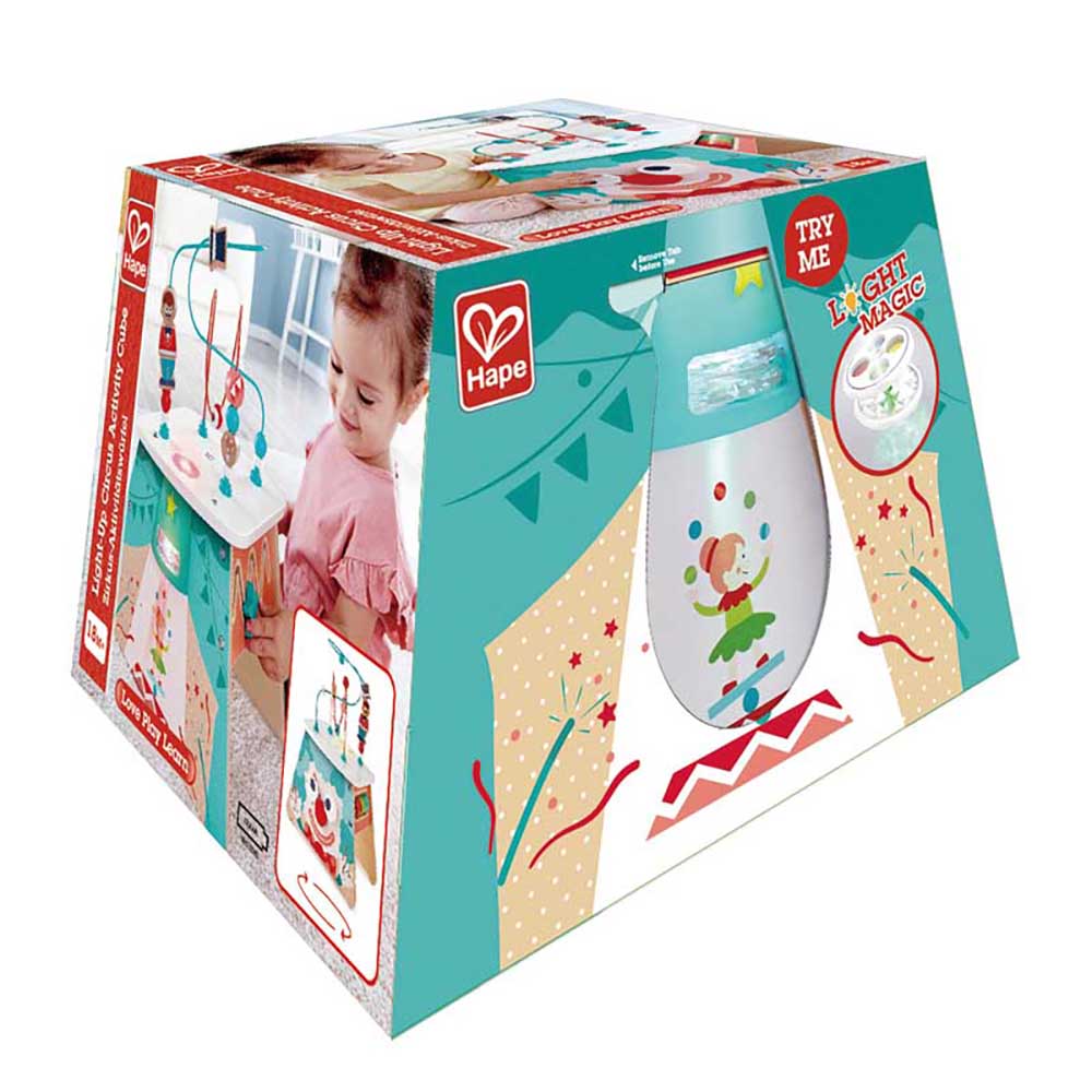 Hape Light-Up Circus Activity Cube