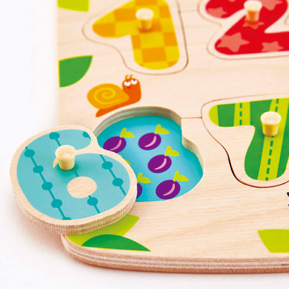 Hape Number Peg Puzzle