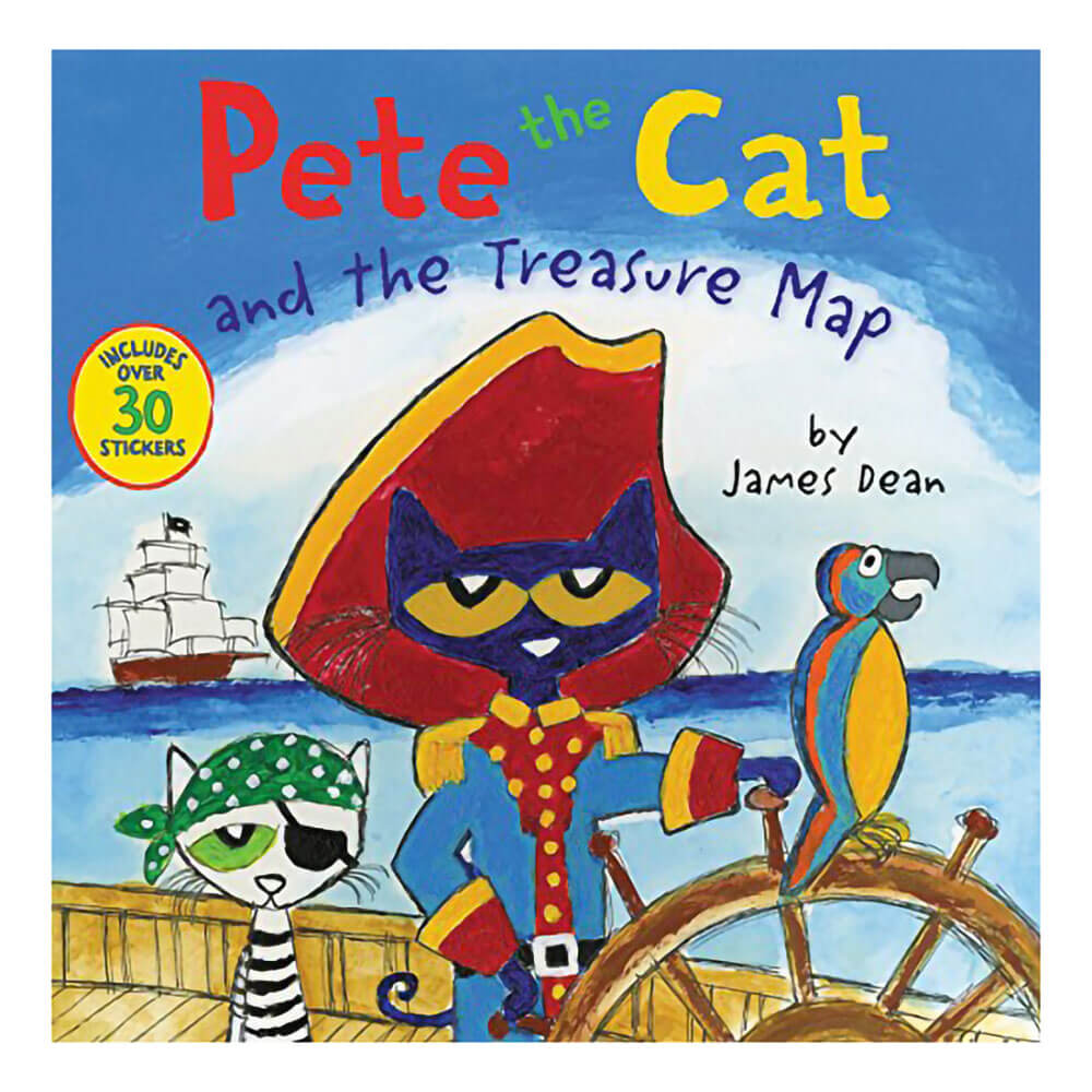 Pete the Cat and the Treasure Map (Board Book)