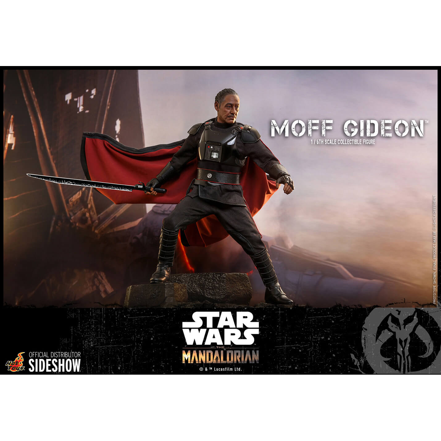 Hot Toys Star Wars Moff Gideon Sixth Scale Collectible Figure