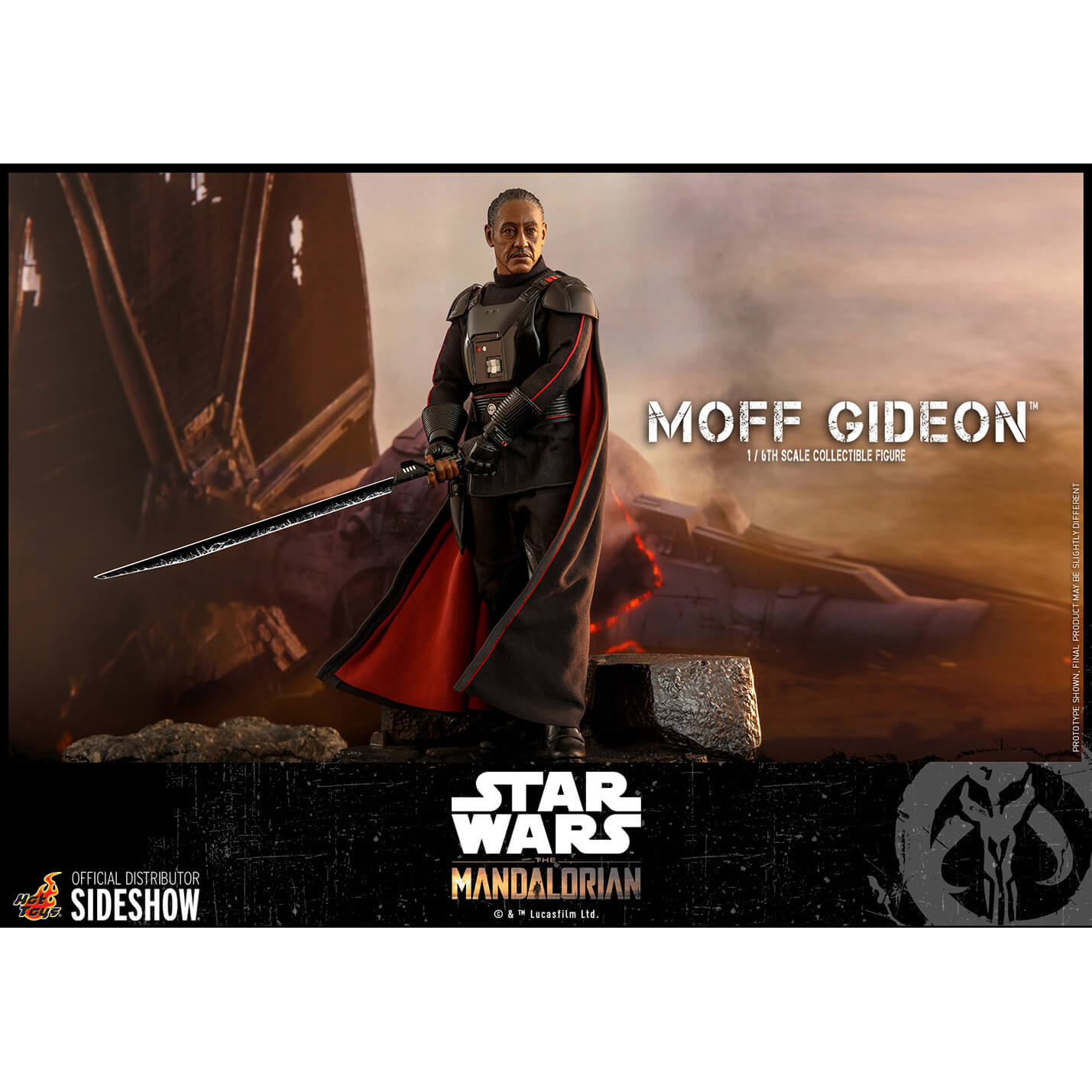 Hot Toys Star Wars Moff Gideon Sixth Scale Collectible Figure