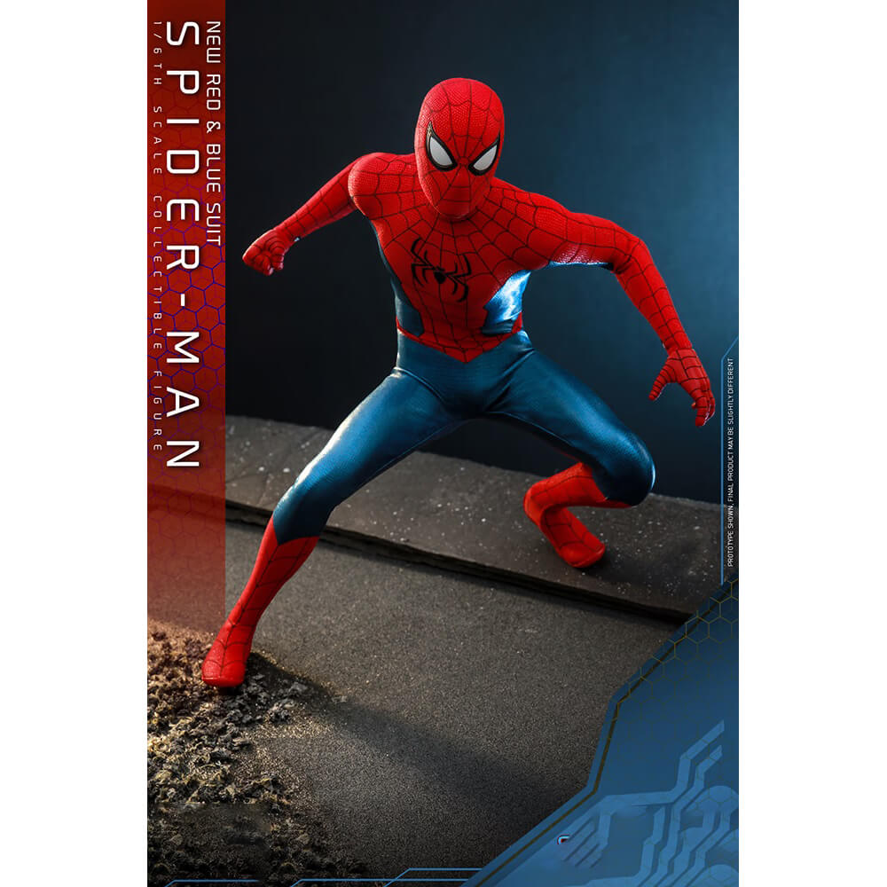 Spider-Man (New Red and Blue Suit) (Deluxe Version) Sixth Scale Figure