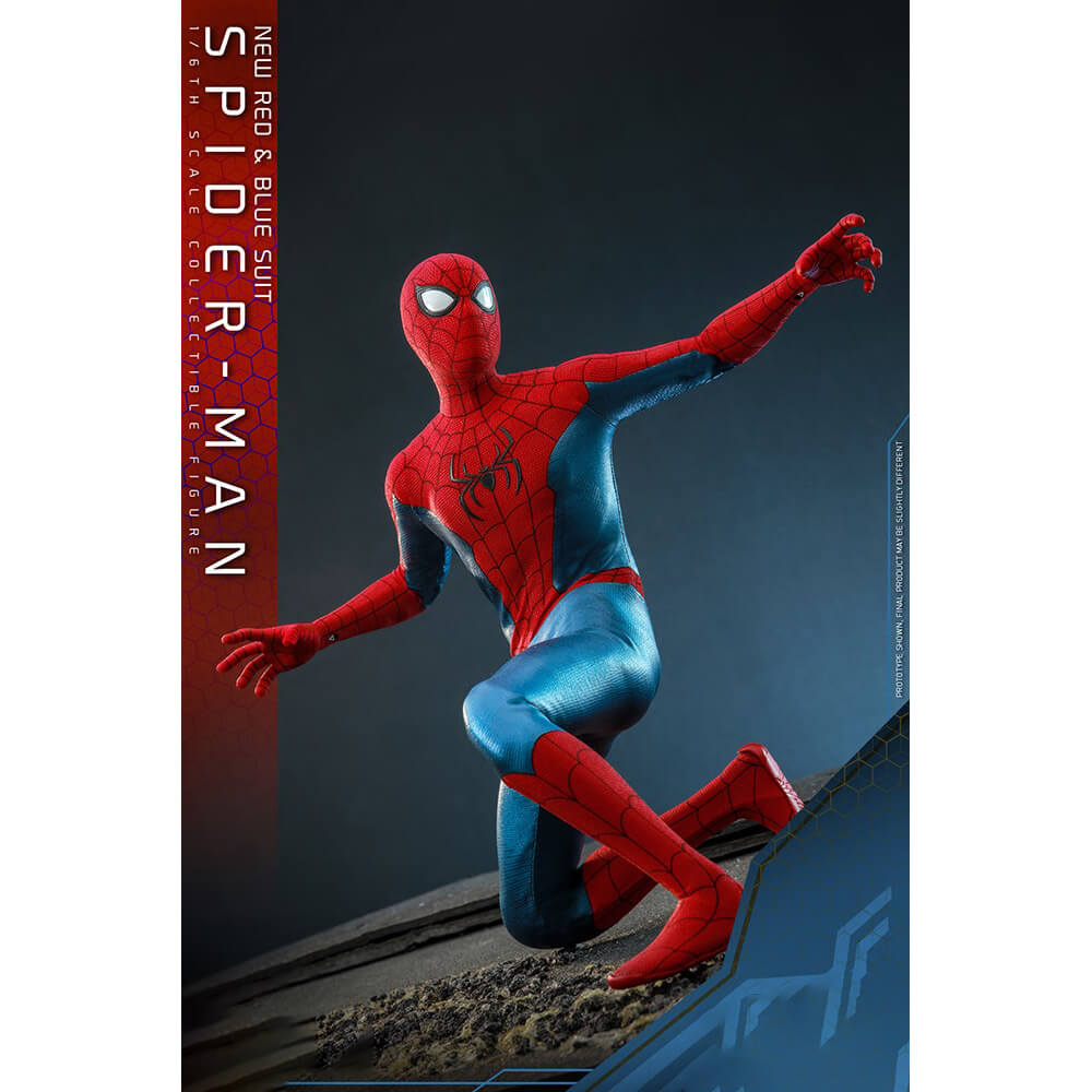 Hot Toys Spider-Man (New Red and Blue Suit) Sixth Scale Figure