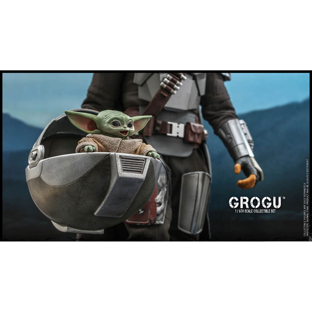 Hot Toys Star Wars Grogu Sixth Scale Collectible Figure Set