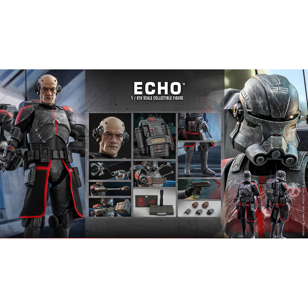 Hot Toys Star Wars The Bad Batch Echo Sixth Scale Collectible Figure