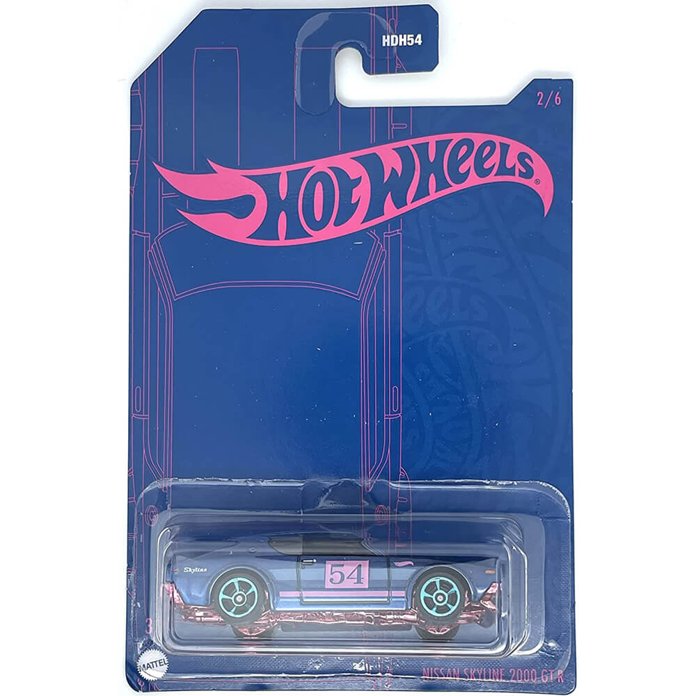 Hot Wheels 2022 Pearl and Chrome Series Nissan Skyline 2000 GT-R