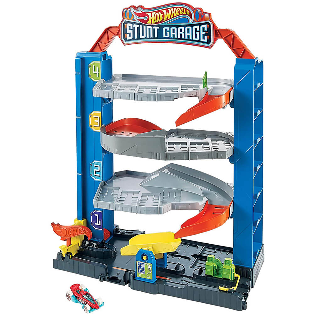 Hot Wheels City Stunt Garage Play Set