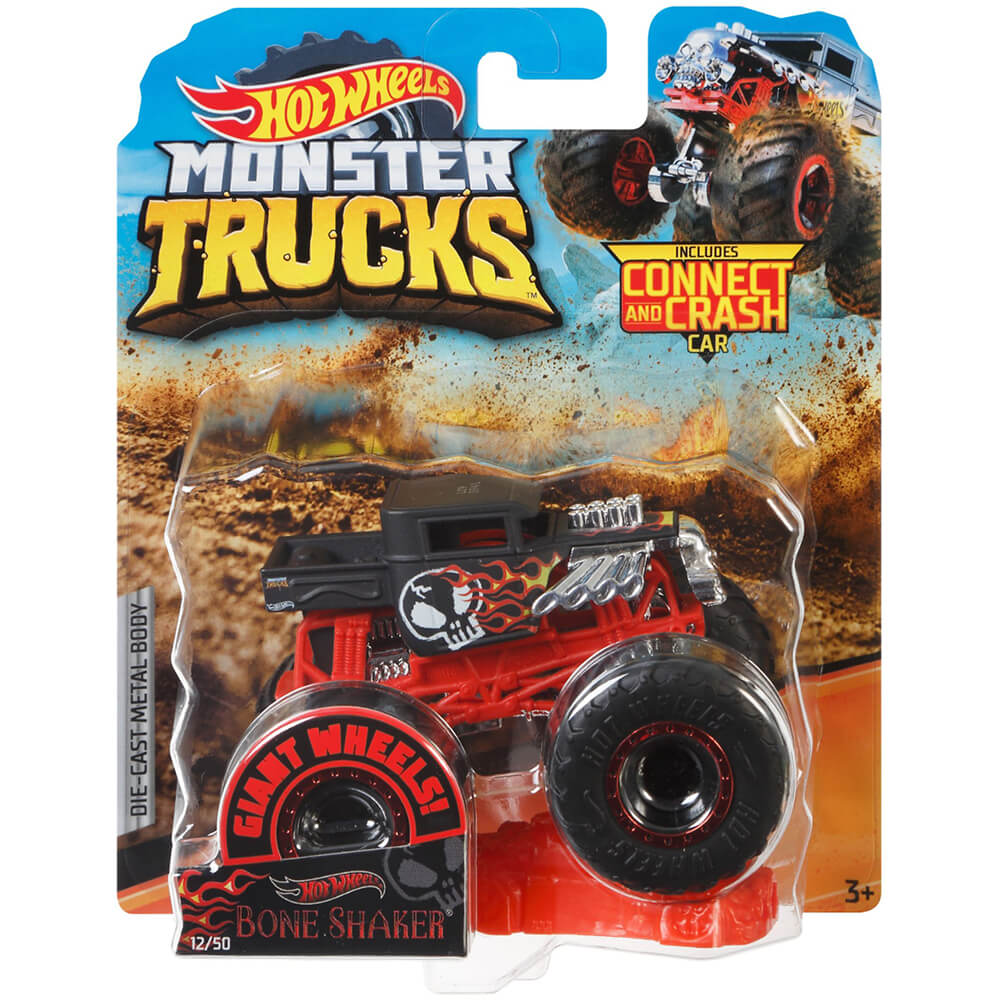 Hot Wheels Monster Trucks BONE SHAKER 1:64 Scale Vehicle - The Toy
